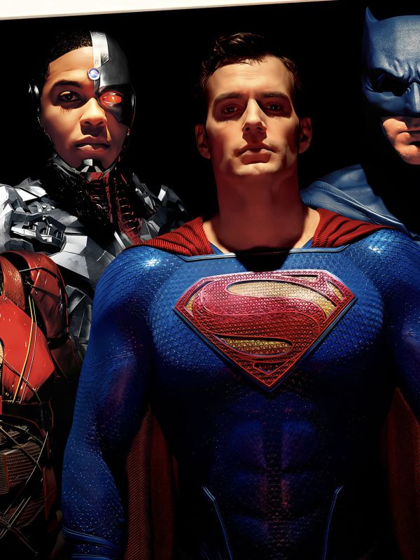 星空《正義聯盟》超人蝙蝠俠神奇女俠海王閃電俠裝飾畫 