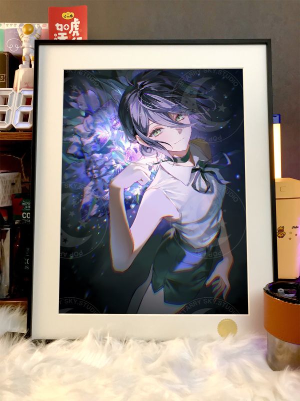 星空《花之蕾塞》電鋸人reze鏈鋸人蕾塞篇裝飾畫 