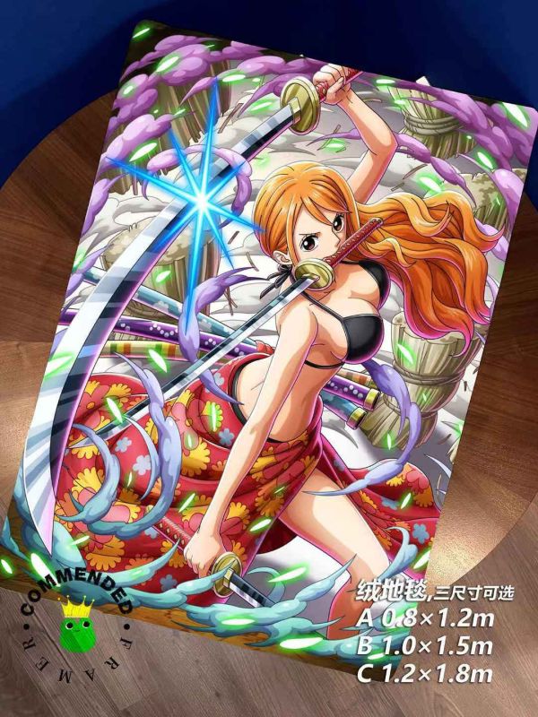 皇呱 《三刀流娜美》海賊王小賊貓裝飾畫 