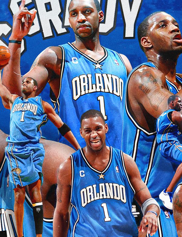 星空 《麥迪》Tracy McGrady 麥克T-Mac NBA二次元裝飾畫 