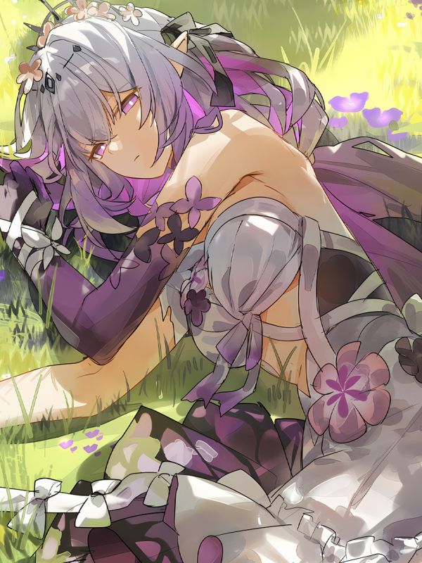 星空《花園遐蝶》崩壞星穹鐵道Castorice冥河的女兒裝飾畫 