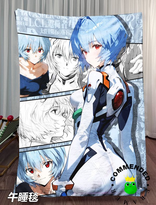 皇呱《EVA凌波麗單人》新世紀福音戰士裝飾畫 