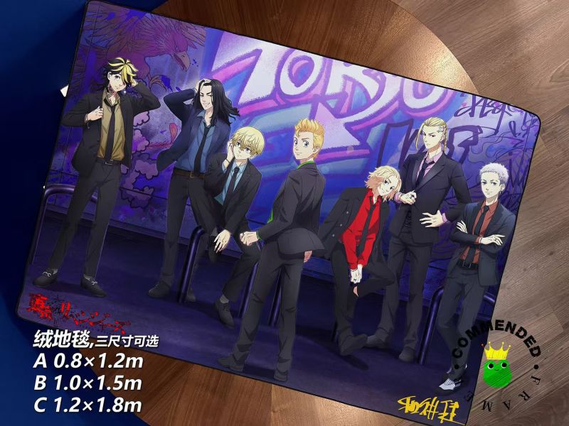 皇呱 《東京卍復仇者》熱血高中生西裝暴徒超帥七人衆裝飾畫 