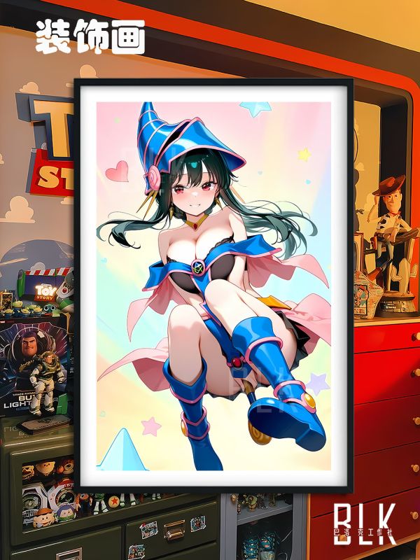 巴洛克《黑魔導約爾》Yor間諜過家家裝飾畫冰箱貼 