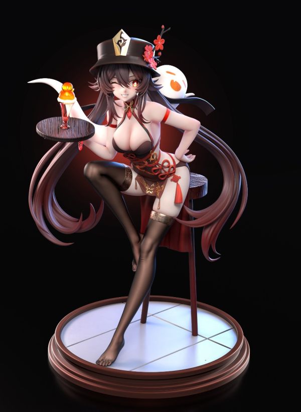 笠卉工作室 往生堂主-胡桃 雙版本 