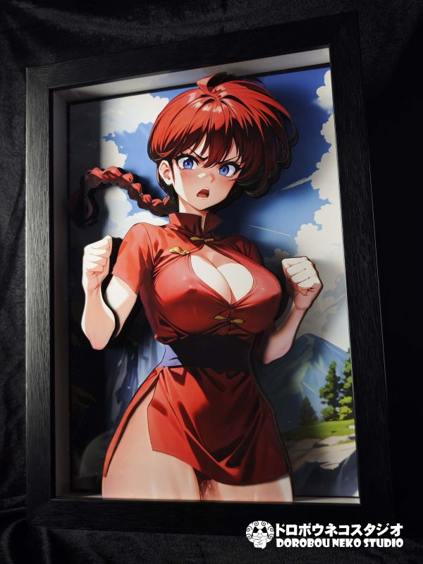 泥棒貓工作室 DSMG-101 早乙女亂馬 立體裝飾畫 