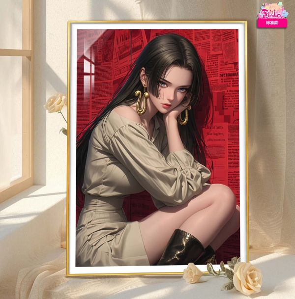 阿喵畫社 女明星女帝 波雅漢庫克超清裝飾畫 