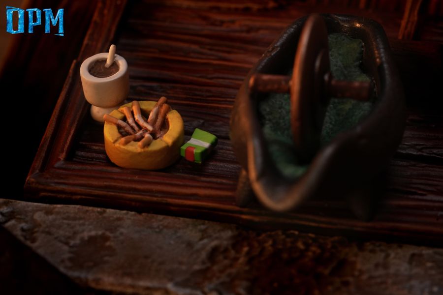 OPM-Studio 宮崎駿桌面場景系列012 千與千尋-鍋爐爺爺 