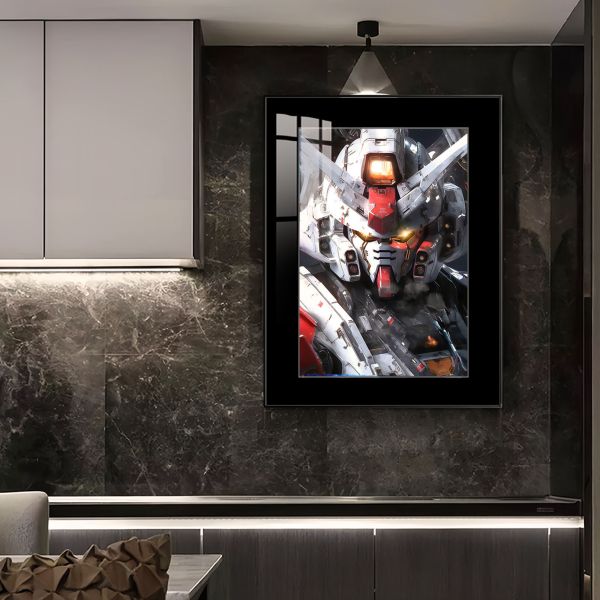 JUZI橘子工作室 遺失的曙光 戰損高達裝飾畫 