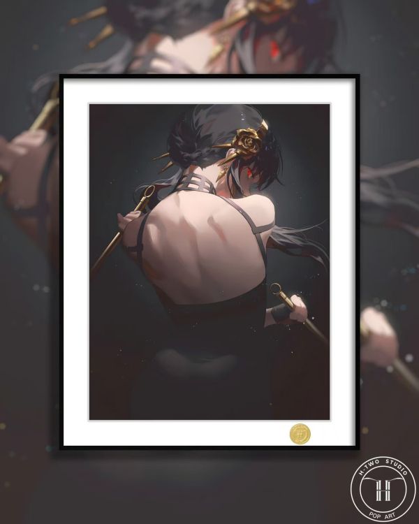 H2工作室 《殺手約爾》間諜過家家阿尼亞約爾福傑黃昏裝飾畫 