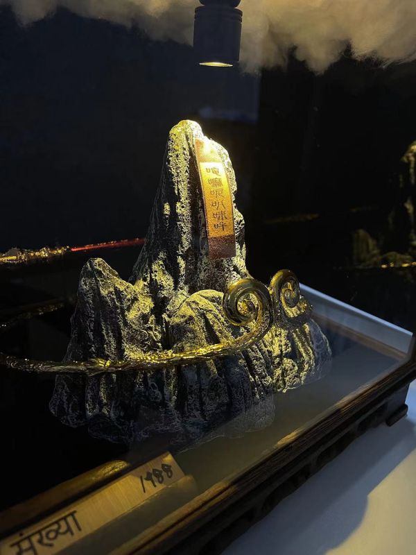 千鳥社 《金箍棒與緊箍咒》黑神話悟空西遊記五行山擺件 