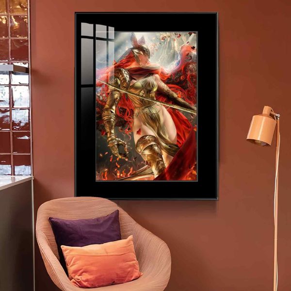 JUZI橘子工作室 艾爾登法環 女武神瑪蓮妮亞 腐敗女王 裝飾畫 