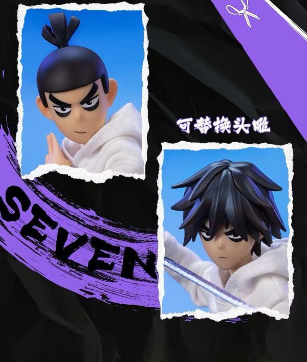 正版授權 POPMART 泡泡瑪特 共鳴GONG 刺客 伍六七 布衣可動 