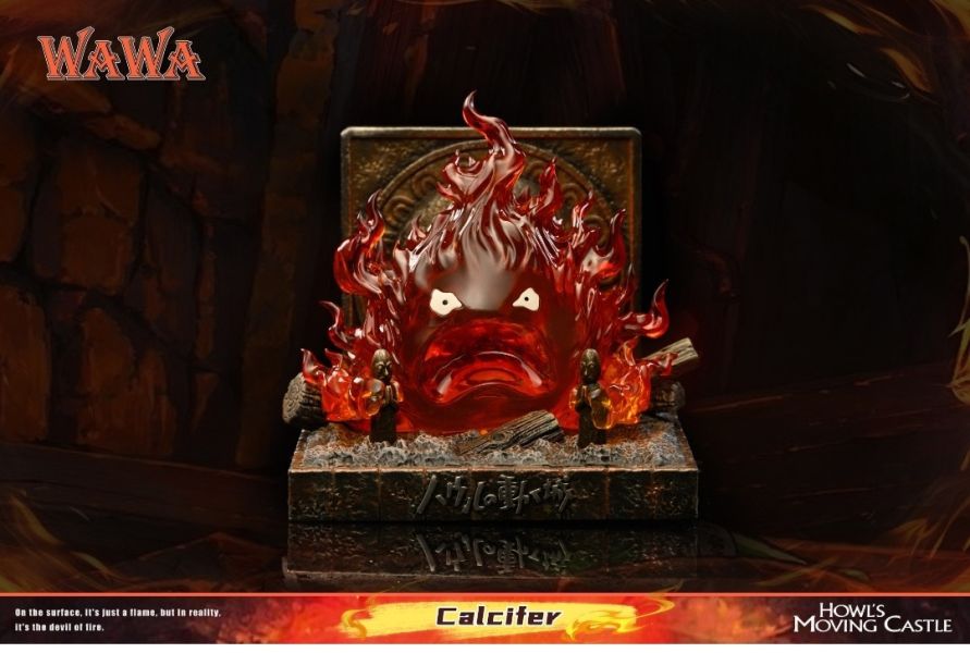 wawa工作室 宮崎駿桌面小擺件-生氣的卡西法 