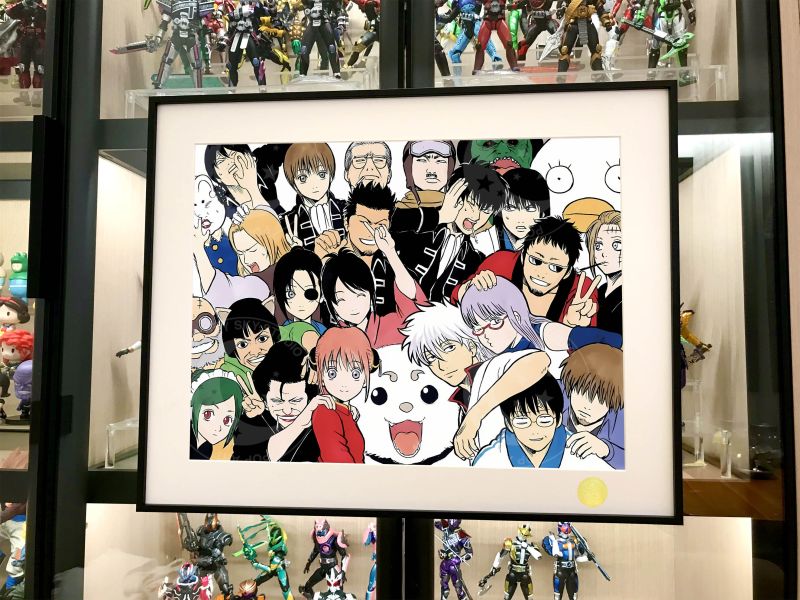 星空 《銀魂全家福》阪田銀時新八神樂定春萬事屋裝飾畫 