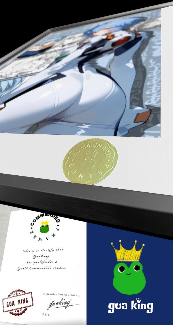 皇呱《EVA凌波麗單人》新世紀福音戰士裝飾畫 