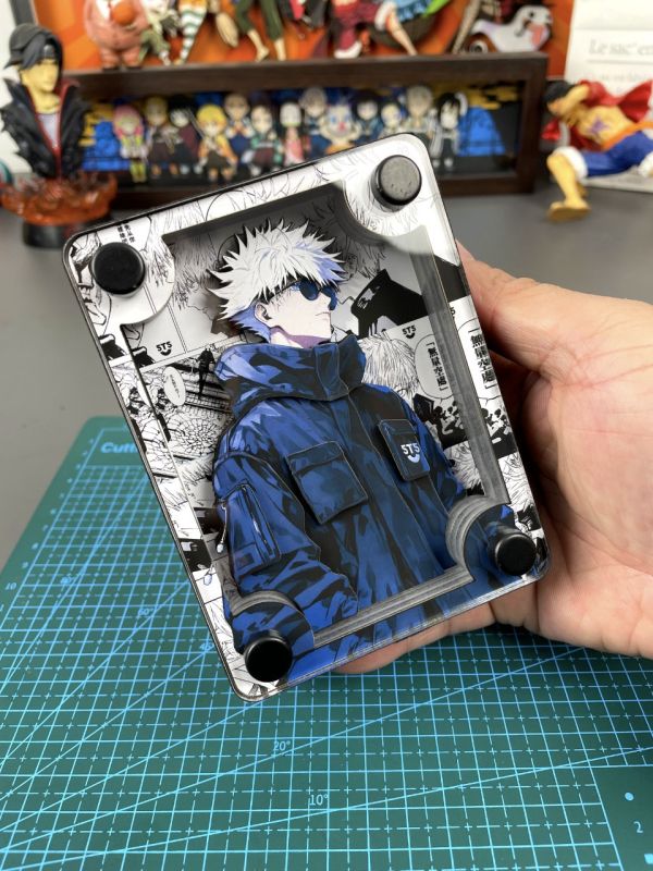 萌萌匠 咒術回戰五條悟周邊立體卡磚擺臺裝飾畫 