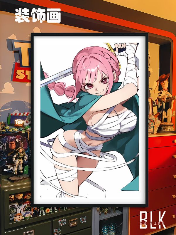 巴洛克《蕾貝卡》德雷斯羅薩onepiece裝飾畫冰箱貼 