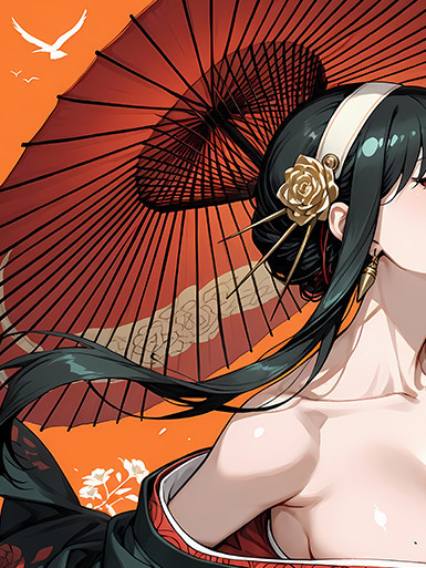 巴洛克《和風約爾》Yor間諜過家家裝飾畫 