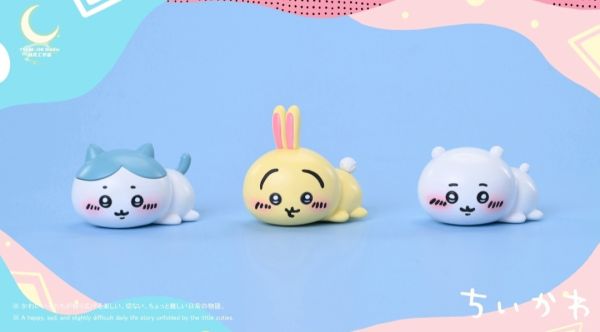 月亮 studio 藍黃白三小隻 