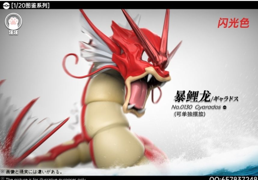 汪汪studio 1/20圖鑑系列 暴鯉龍進化組 