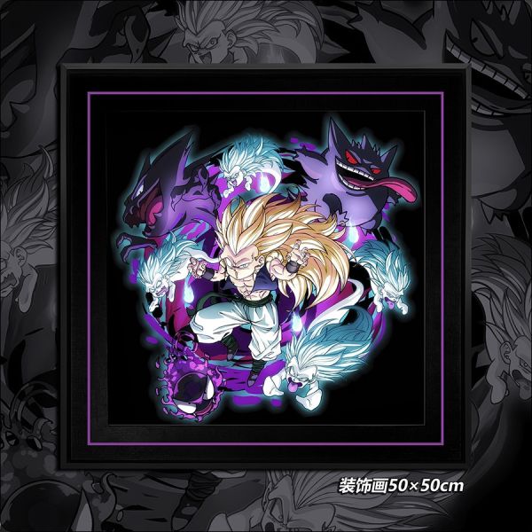 千鳥社《悟天克斯 耿鬼》萬聖節龍珠寶可夢鬼斯通午睡毯地毯裝飾畫 