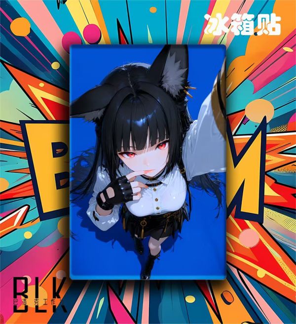 巴洛克 星見雅絕區零Hoshimi Miyabi動漫藝術裝飾畫/亞克力冰箱貼 