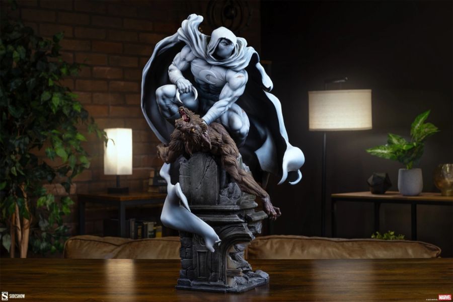 正版授權 Sideshow 60cm 漫威 Moon Knight 月光騎士 
