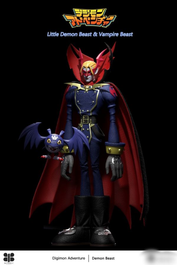 Butterfly Studio 蝴蝶社 數碼獸系列 吸血魔獸&小惡魔獸 