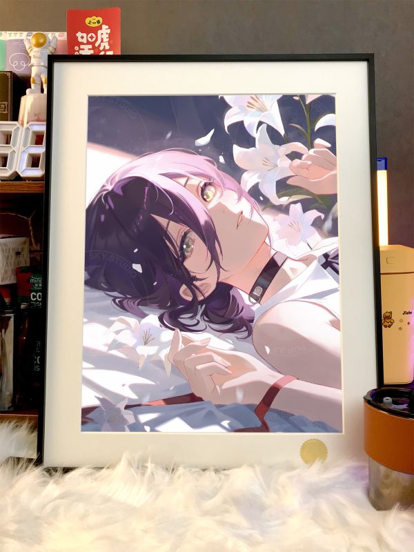 星空《百合花蕾塞》Chainsaw Man電鋸人裝飾畫 