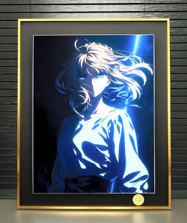 H2工作室 《劍氣saber》阿爾託莉雅Fate亞瑟王裝飾畫 