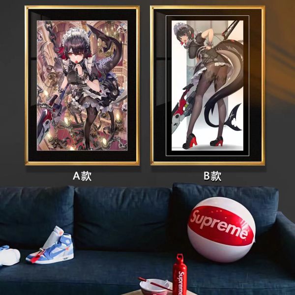 千鳥社 《艾蓮·喬》絕區零鯊魚娘女僕Ellen裝飾畫 