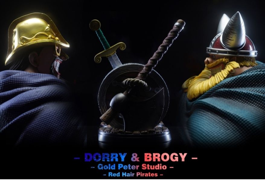 GP（GOLD PETER） 四皇團紅髮海賊團第七款&第八款-青鬼東利&紅鬼布洛基 