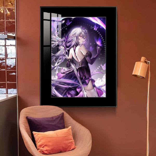 JUZI橘子工作室 蝶翼月鐮：遐蝶裝飾畫 