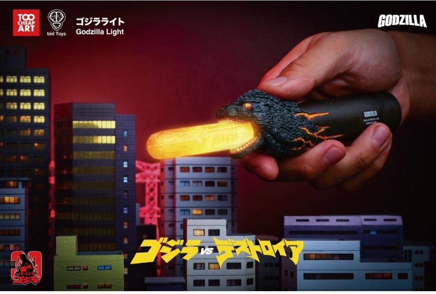正版授權 bid Toys×Too Cheap Art 紅蓮哥嘶拉聲光手電筒 
