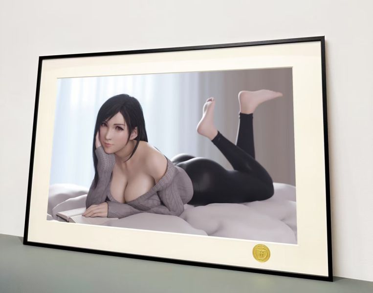 H2工作室 《毛衣蒂法》最終幻想tifa裝飾畫 