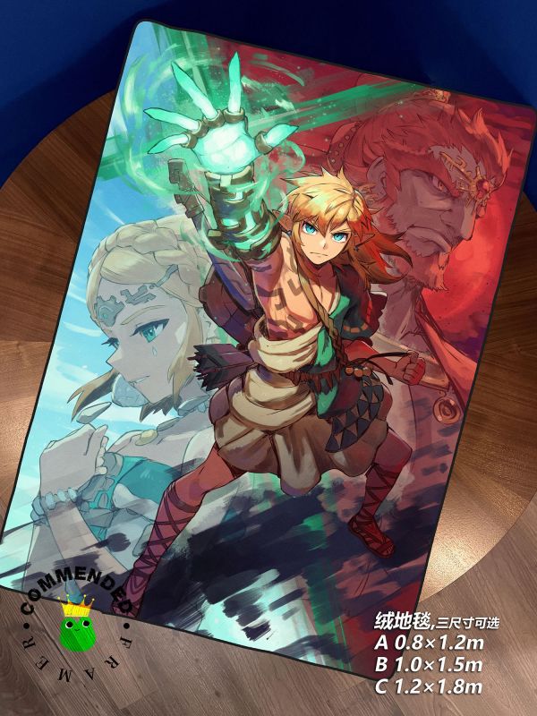 皇呱《永恆勇者的冒險》塞爾達傳說：王國之淚裝飾畫 