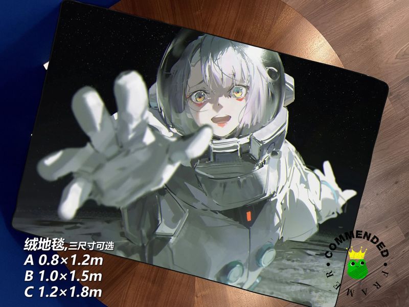 皇呱《賽博朋克露西》賽博浪客神秘的網絡黑客裝飾畫 