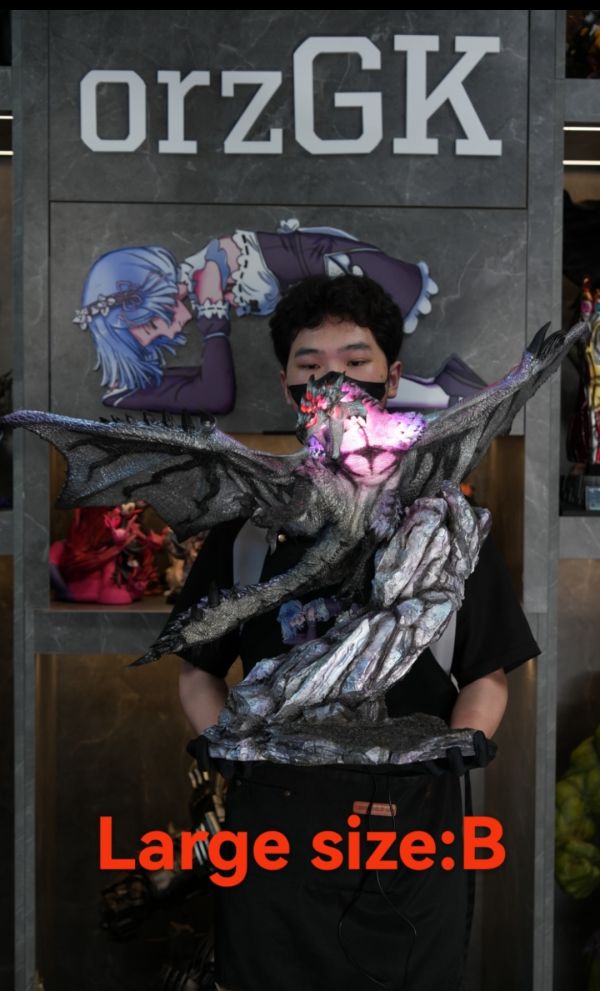 DragonFrontierStudio 怪物獵人雄火龍大尺寸版 