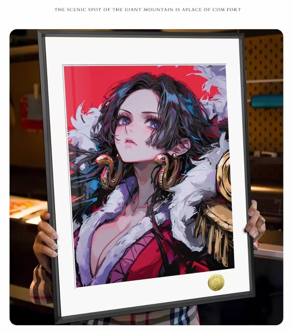 皇呱 《絕美女帝》海賊王波雅漢庫克裝飾畫 