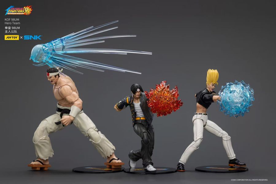 JOYTOY 1/18 SNK系列 拳皇98UM 主人公隊 