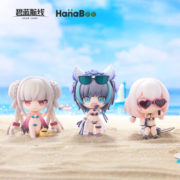 正版授權 Hanabee 碧藍航線 夏日泳裝盒蛋 Vol.2 套裝 