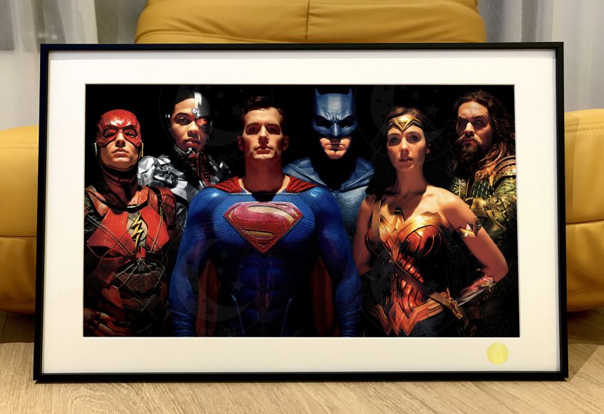 星空《正義聯盟》超人蝙蝠俠神奇女俠海王閃電俠裝飾畫 