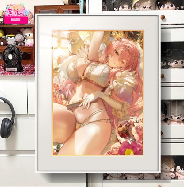 阿喵畫社 三國大戰諸葛亮精裱畫 