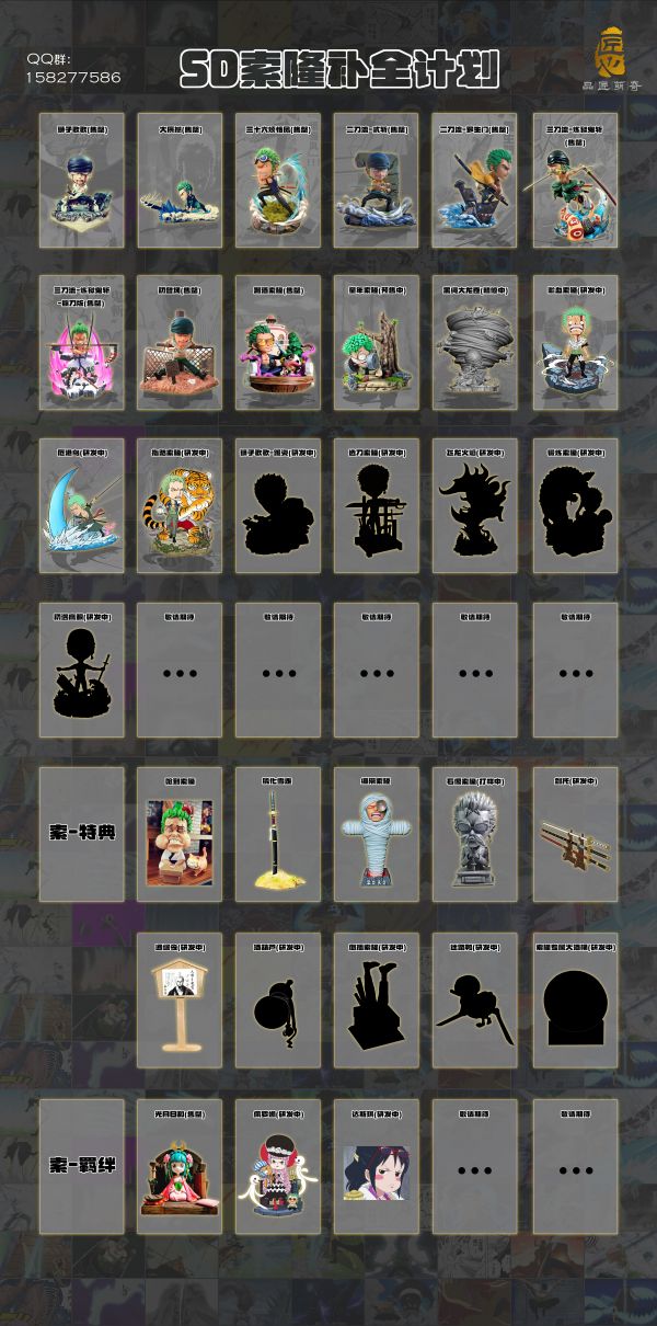 【在台現貨】品匠萌奇 MQ030-SD童年索隆 