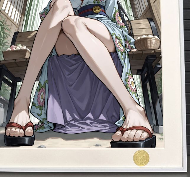 H2工作室《和風女帝》海賊王波雅漢庫克七武海裝飾畫 