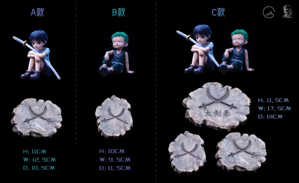 鬼谷×綠藻頭 聯名系列之童年索隆古伊娜 