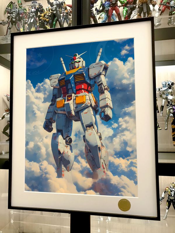 星空 《天空高達》機動戰士高達GUNDAM敢達元祖裝飾畫 
