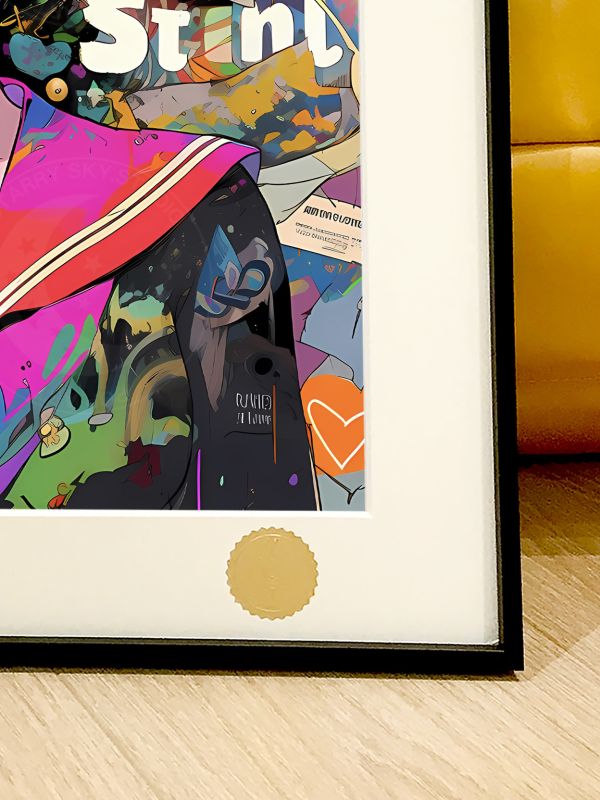 星空《塗鴉美少女》美少女戰士水兵月Sailor Moon裝飾畫 