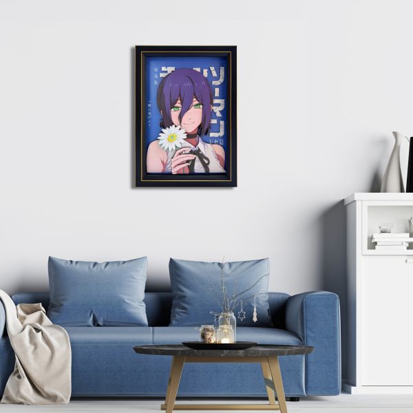 凹凸PANDA 鏈鋸人ChainsawMan蕾塞C款手工立體裝飾畫 